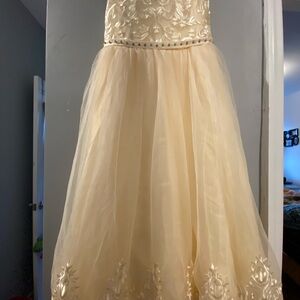 Elegant Cream Kids Dress